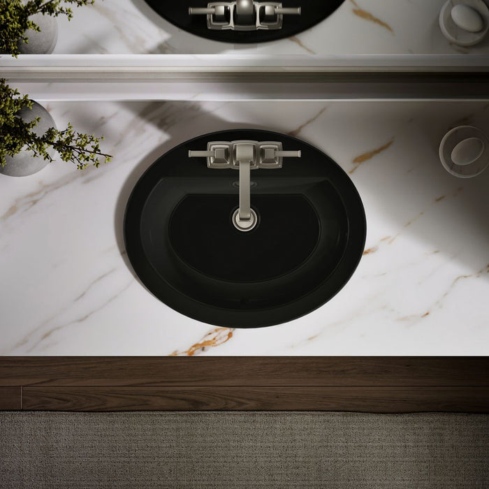 KOHLER K-2699-4 Bryant 20-1/4" oval drop-in bathroom sink