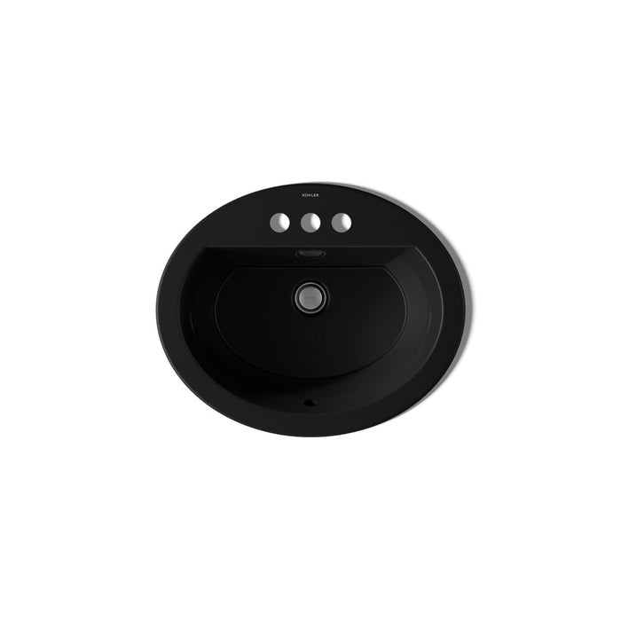 KOHLER K-2699-4 Bryant 20-1/4" oval drop-in bathroom sink