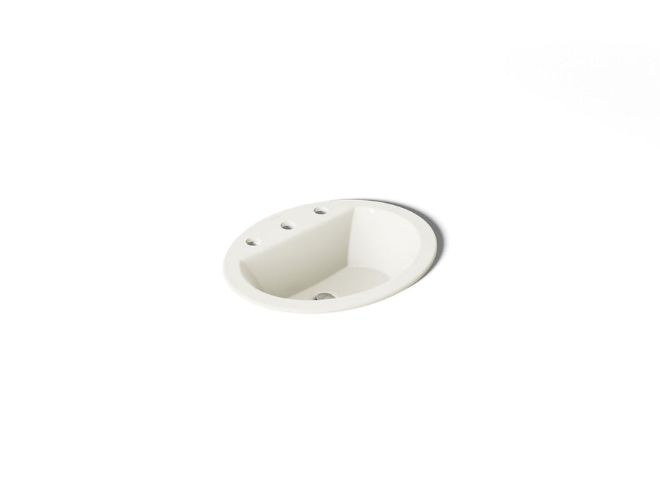KOHLER K-2699-8 Bryant 20-1/4" oval drop-in bathroom sink