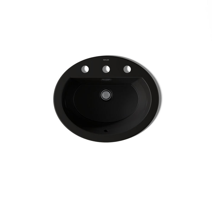 KOHLER K-2699-8 Bryant 20-1/4" oval drop-in bathroom sink