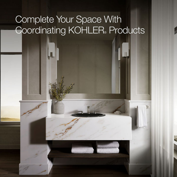 KOHLER K-2699-8 Bryant 20-1/4" oval drop-in bathroom sink
