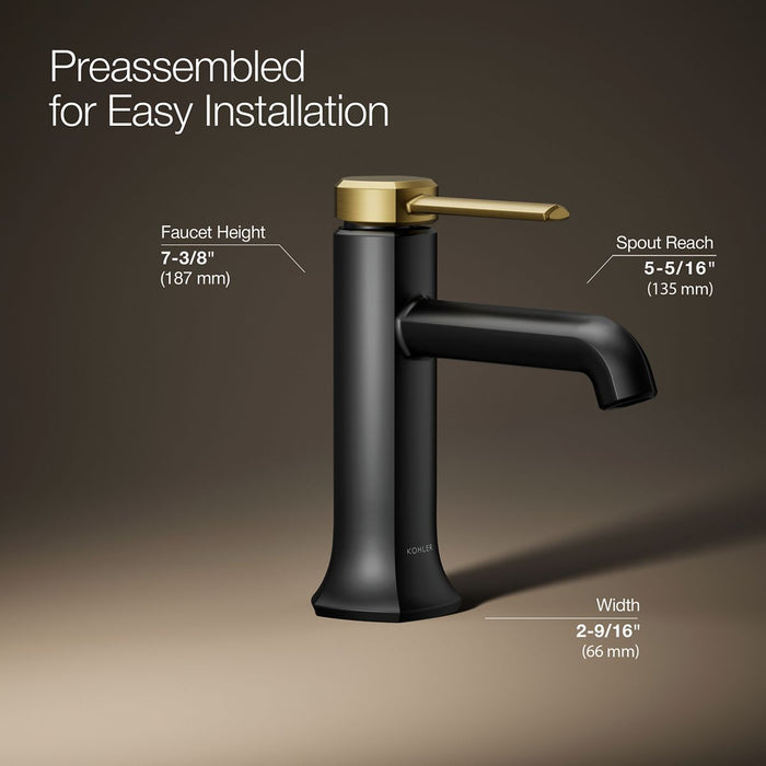 KOHLER K-27000-4K Occasion Single-handle bathroom sink faucet, 1.0 gpm