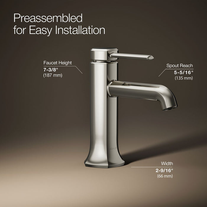 KOHLER K-27000-4K Occasion Single-handle bathroom sink faucet, 1.0 gpm