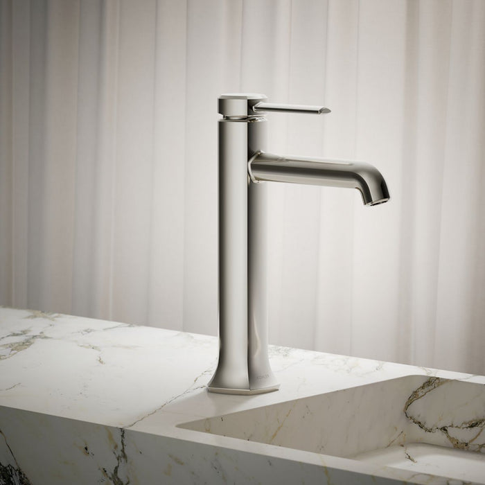 KOHLER K-27003-4K Occasion Tall single-handle bathroom sink faucet, 1.0 gpm
