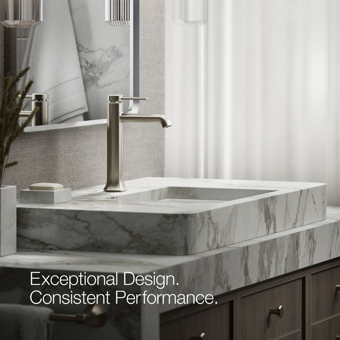 KOHLER K-27003-4N Occasion Tall single-handle bathroom sink faucet, 0.5 gpm