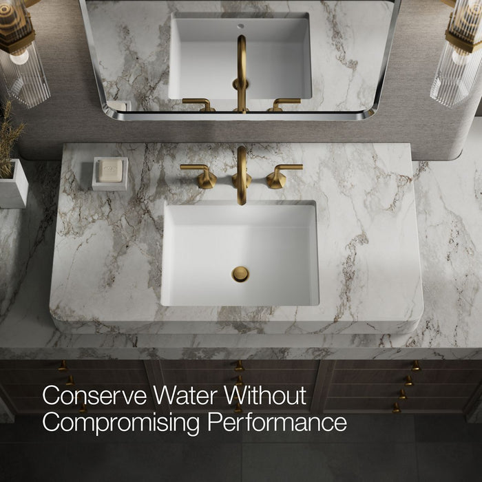 KOHLER K-27008-N Occasion Bathroom sink faucet spout with Cane design, 0.5 gpm