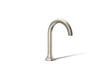 KOHLER K-27008-N Occasion Bathroom sink faucet spout with Cane design, 0.5 gpm, vibrant brushed nickel