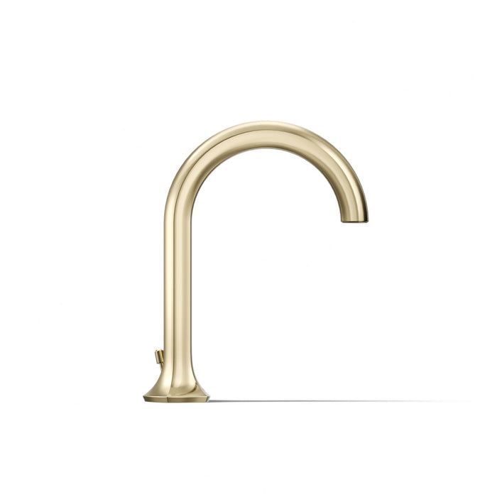 KOHLER K-27008-N Occasion Bathroom sink faucet spout with Cane design, 0.5 gpm, vibrant french gold - view 2