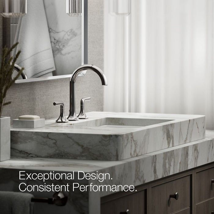 KOHLER K-27008-N Occasion Bathroom sink faucet spout with Cane design, 0.5 gpm