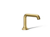 KOHLER K-27009 Occasion Bathroom sink faucet spout with Straight design, 1.2 gpm, vibrant brushed moderne brass