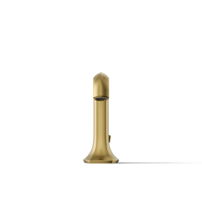 KOHLER K-27009-K Occasion Bathroom sink faucet spout with Straight design, 1.0 gpm, vibrant brushed moderne brass - view 2