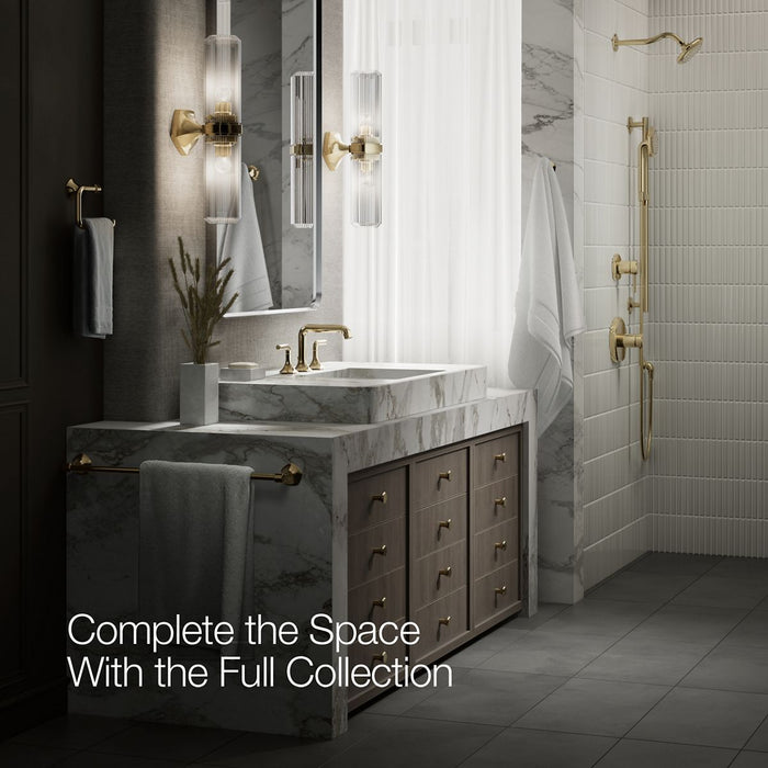 KOHLER K-27009 Occasion Bathroom sink faucet spout with Straight design, 1.2 gpm, vibrant french gold - view 4