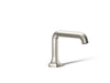 KOHLER K-27009 Occasion Bathroom sink faucet spout with Straight design, 1.2 gpm, vibrant polished nickel