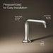 KOHLER K-27009 Occasion Bathroom sink faucet spout with Straight design, 1.2 gpm, vibrant polished nickel - view 3