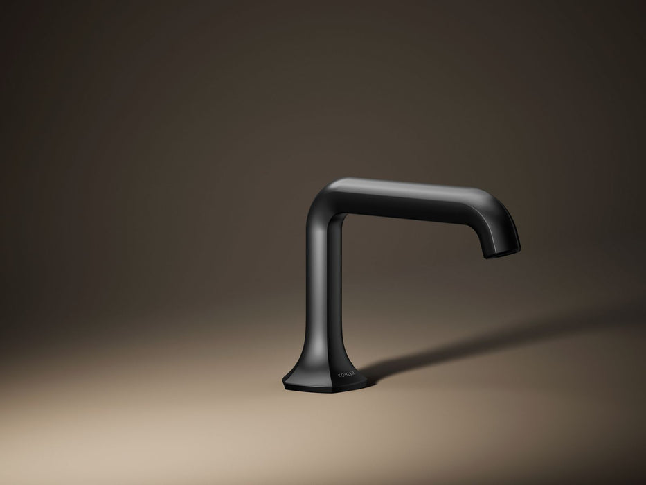 KOHLER K-27009-N Occasion Bathroom sink faucet spout with Straight design, 0.5 gpm, matte black - view 3