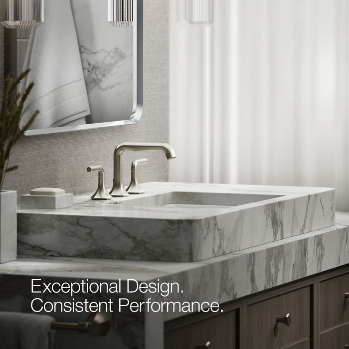 KOHLER K-27009-N Occasion Bathroom sink faucet spout with Straight design, 0.5 gpm
