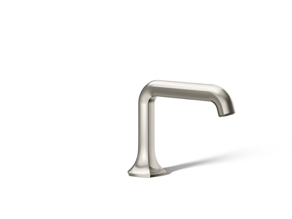 KOHLER K-27009-N Occasion Bathroom sink faucet spout with Straight design, 0.5 gpm, vibrant polished nickel