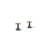 KOHLER K-27010-3 Occasion Cross bathroom sink faucet handles, matte black with brushed moderne brass
