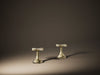 KOHLER K-27010-3 Occasion Cross bathroom sink faucet handles, vibrant french gold - view 4