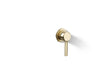 KOHLER K-27012-4 Occasion Wall-mount bathroom sink faucet handle, vibrant french gold