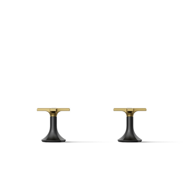 KOHLER K-27018-3 Occasion Deck-mount bath faucet handles with Cross design