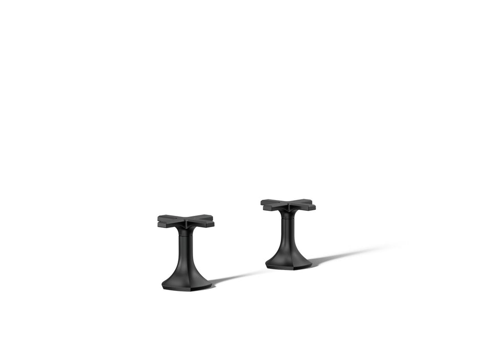 KOHLER K-27018-3 Occasion Deck-mount bath faucet handles with Cross design