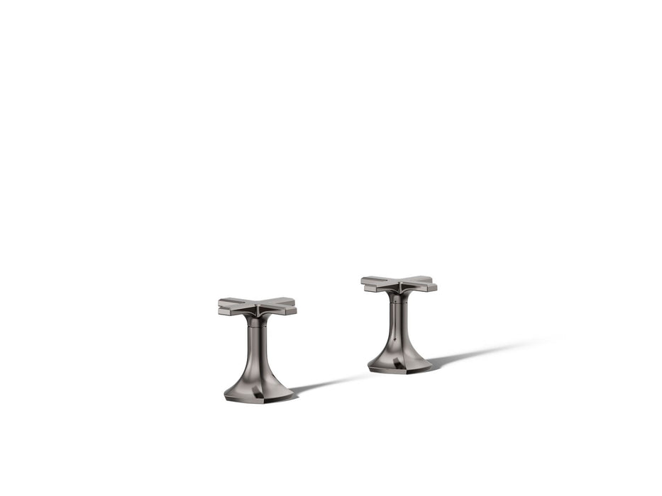 KOHLER K-27018-3 Occasion Deck-mount bath faucet handles with Cross design