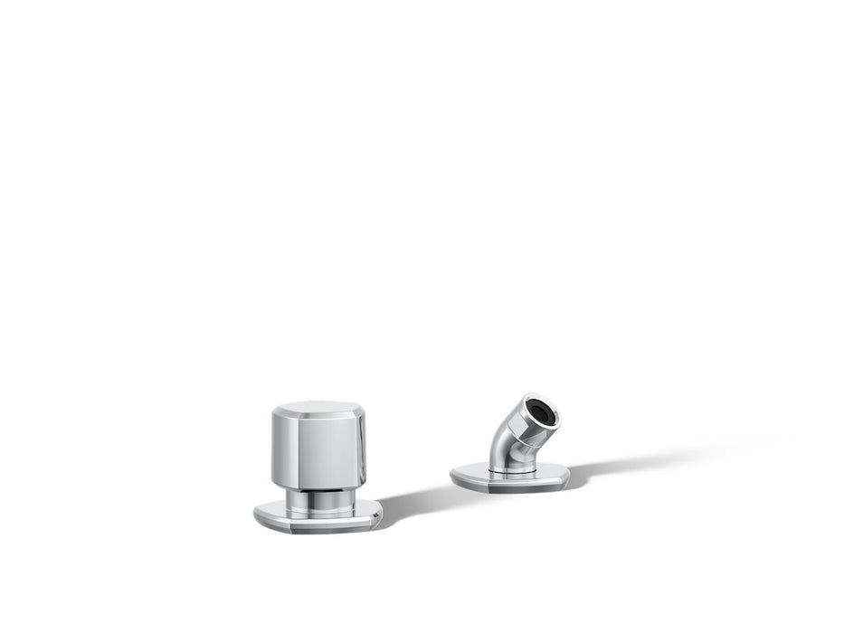 KOHLER K-27022 Occasion Deck-mount handshower holder and two-way diverter valve, polished chrome