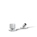 KOHLER K-27022 Occasion Deck-mount handshower holder and two-way diverter valve, polished chrome - view 5