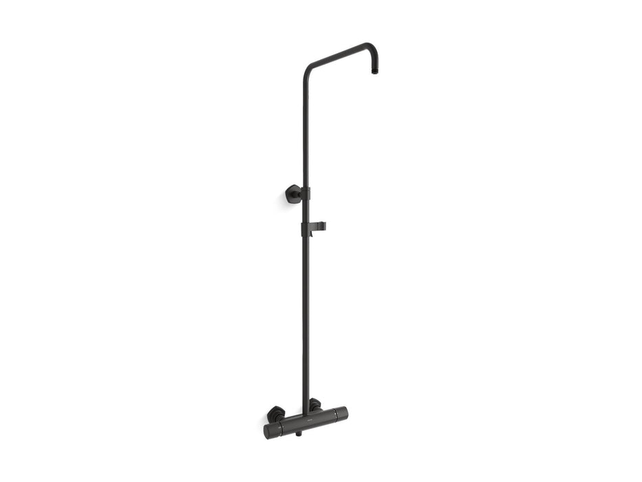 KOHLER K-27031-9 Occasion Two-way exposed thermostatic valve and shower column kt