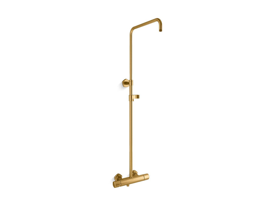 KOHLER K-27031-9 Occasion Two-way exposed thermostatic valve and shower column kt