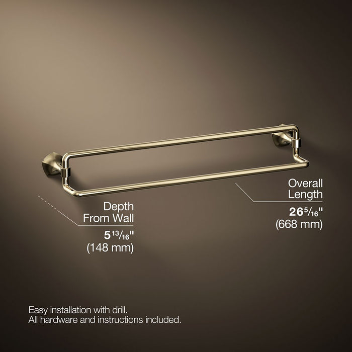 KOHLER K-27062 Occasion 24" double towel bar