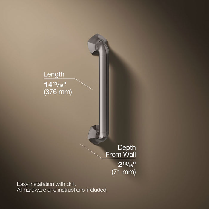 3/4 view of product with dimensions