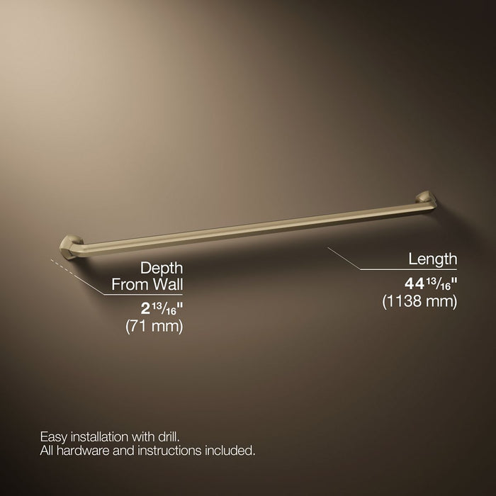 3/4 view of product with dimensions