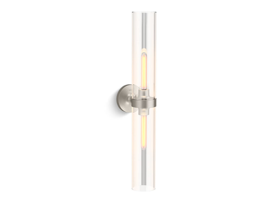 KOHLER K-27264-SC02 Purist Two-light sconce