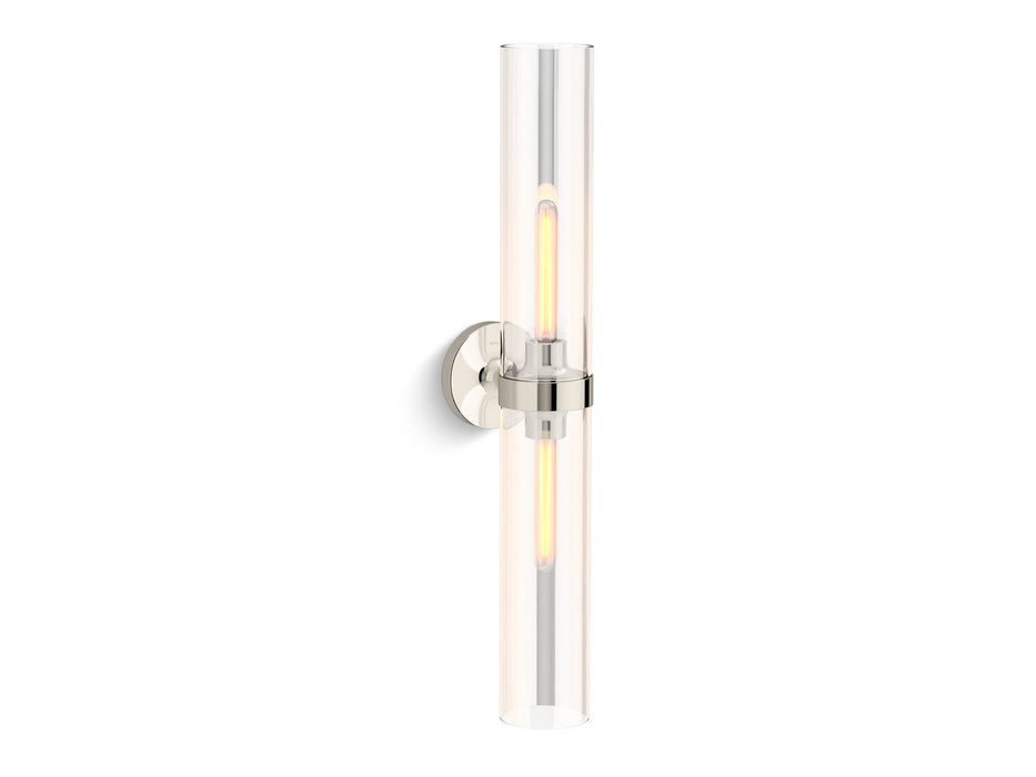 KOHLER K-27264-SC02 Purist Two-light sconce