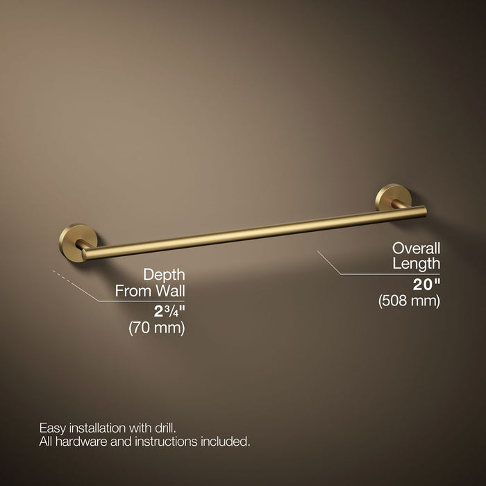 KOHLER K-27286 Elate 18" towel bar