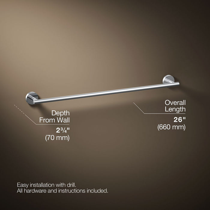KOHLER K-27287 Elate 24" towel bar