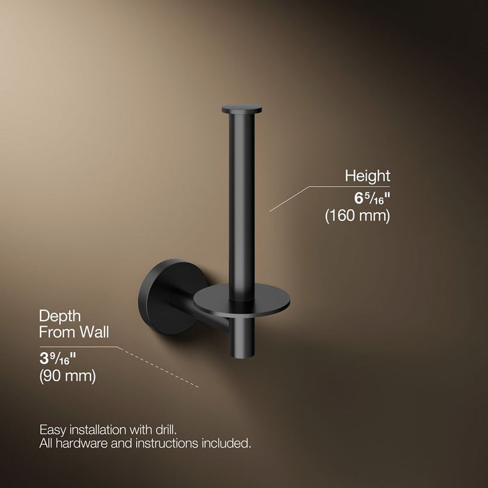 KOHLER K-27293 Elate Vertical toilet paper holder