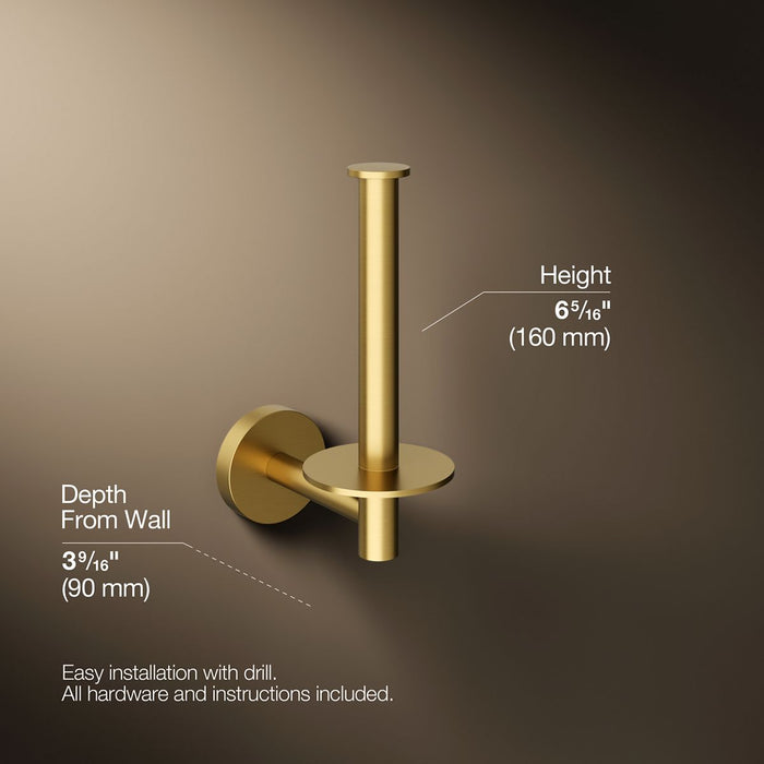 KOHLER K-27293 Elate Vertical toilet paper holder