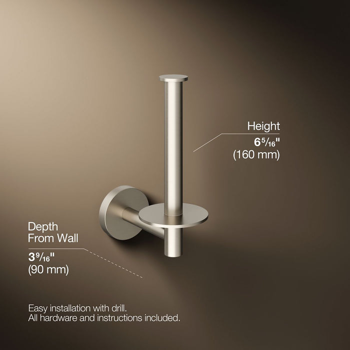 KOHLER K-27293 Elate Vertical toilet paper holder
