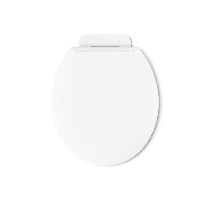 KOHLER K-27332 Glissade ReadyLatch Quiet-Close round-front toilet seat, white - view 2