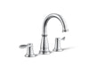KOHLER K-27380-4 Bellera Widespread bathroom sink faucet, 1.2 gpm, polished chrome