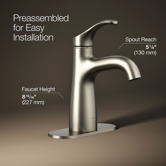 KOHLER K-27389-4K Simplice Single-handle bathroom sink faucet, 1.0 gpm