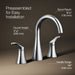 KOHLER K-27390-4 Simplice Widespread bathroom sink faucet, 1.2 gpm, polished chrome - view 3
