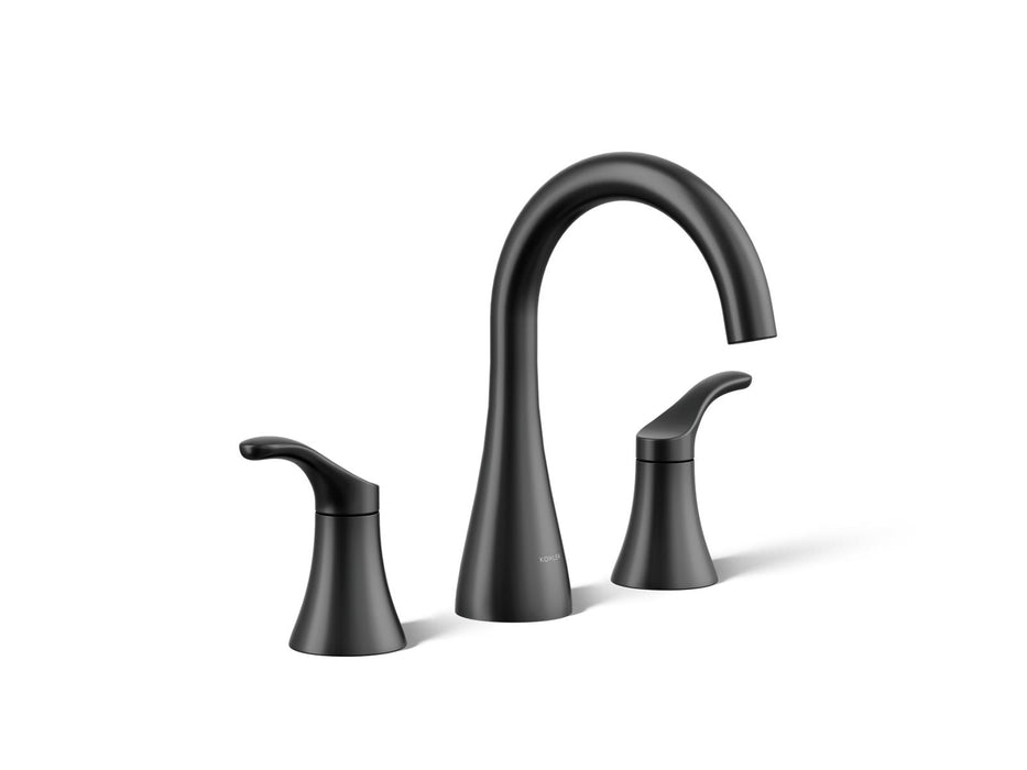 KOHLER K-27390-4N Simplice Widespread bathroom sink faucet, 0.5 gpm