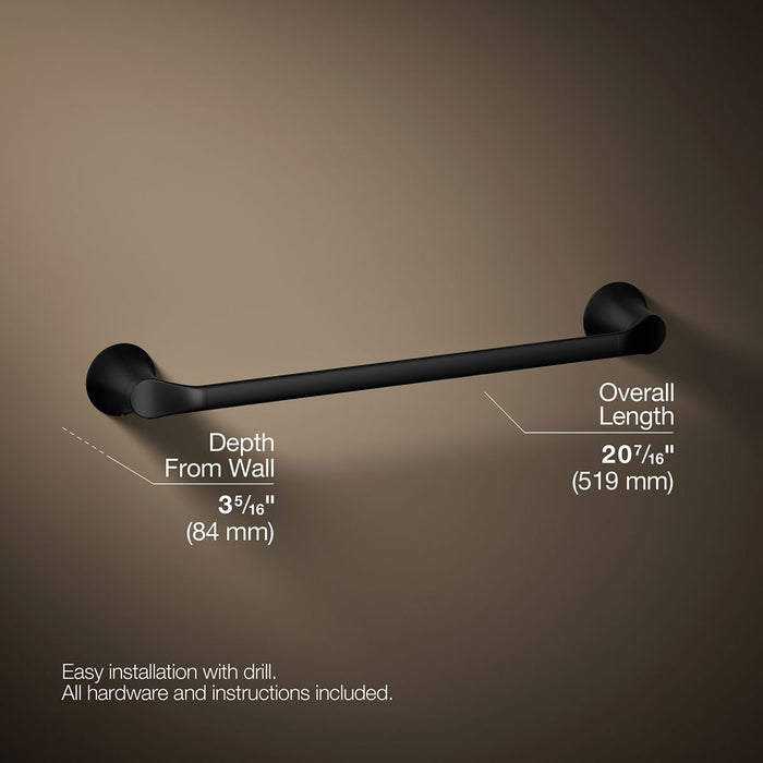 KOHLER K-27393 Simplice 18" towel bar