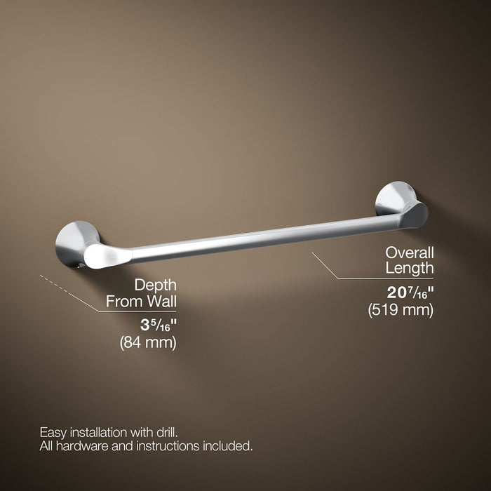 KOHLER K-27393 Simplice 18" towel bar