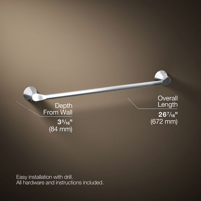 KOHLER K-27394 Simplice 24" towel bar