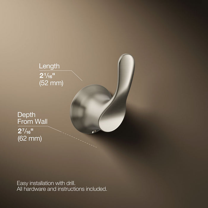 KOHLER K-27395 Simplice Robe hook